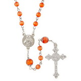Creed N5168 Wire Wrapped Rosary - Sacred Heart