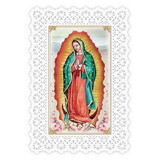 Ambrosiana N5176 Lace Holy Card - Our Lady Of Guadalupe
