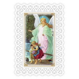 Ambrosiana N5181 Lace Holy Card - Guardian Angel Prayer
