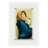 Ambrosiana N5186 Lace Holy Card - Madonna Streets/Daily Consecration To Mary
