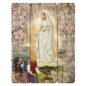 Gerffert N5193 Wood Pallet Sign - Our Lady Of Fatima