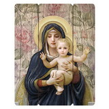Gerffert N5197 Wood Pallet Sign - Madonna And Child