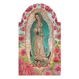 Gerffert N5200 Arched Wood Plaque - Our Lady Of Guadalupe
