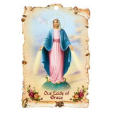 Gerffert N5212 Sacred Scroll Plaque - Our Lady Of Grace