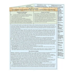 Ambrosiana N5257 Sacred Stories Trifold Chart - Fathers And Doctors Of The Catholic Church