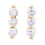 Fleur Jewelry N5933 Holiday Stud Earrings & Trinket Tray Sets - Joy to the World