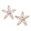 Fleur Jewelry N5934 Holiday Stud Earrings & Trinket Tray Sets - Winter Kisses