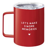 Sips N5955 S'mores Stainless Steel Mugs - Let's Make S'more Memories
