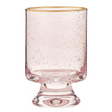 Holiday N6127 Gold Rimmed Glass - Blush - Old Fashioned