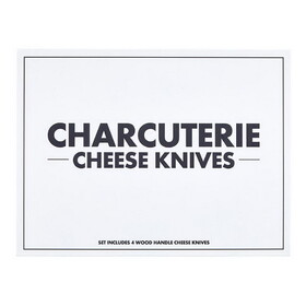 Face to Face N6390 Face to Face Book Box - Cheese Knives - Set of 4