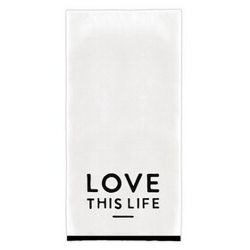 Tablesugar N6434 Overlock Tea Towel - Love This Life