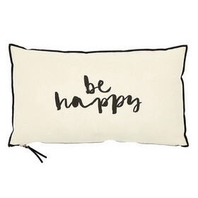 PURE Design N6465 Lumbar Pillow - Be Happy