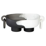 Tablesugar N6480 Resin Bowl with Rings - Anthracite Grey + White