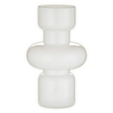 PURE Design N6501 Glass Bubble Vase - Small - White