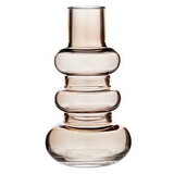 PURE Design N6503 Glass Bubble Vase - Small - Brown