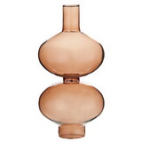 PURE Design N6504 Glass Bubble Vase - Large - Brown