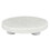 Tablesugar N6529 White Mable Footed Tray - 6"Dia