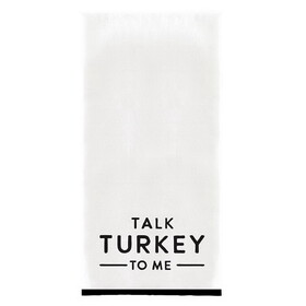 Tablesugar N6537 Overlock Tea Towel - Talk Turkey To Me