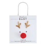 Stephan Baby N6575 Plush Blanket with Gift Box - Reindeer
