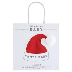 Stephan Baby N6576 Plush Blanket with Gift Box - Santa Baby