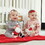 Stephan Baby N6584 Holiday Velvet Bow - Red and Pinks - Set of 3