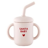 Stephan Baby N6607 Silicone Sippy Cup - Santa Baby