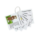 Growing In Faith N6684 Learning The Saints Punch Out Cards with Keychain - 36 pcs
