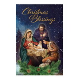 Alfred Mainzer N6686 Greeting Card - Let Us Adore Him - Christmas Blessings