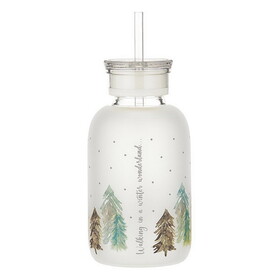 Heartfelt N7052 Mini Glass Bottle - Winter