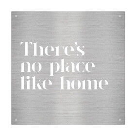 Heartfelt N7070 Cutout Metal Sign - Home