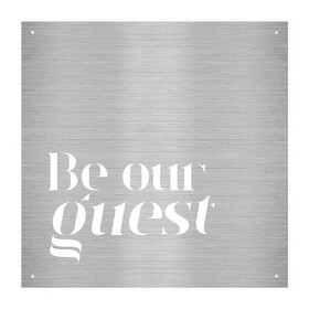 Heartfelt N7072 Cutout Metal Sign - Guest