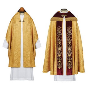 RJ Toomey N7304 Set of Santa Lucia Collection Cope and Humeral Veil