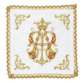 RJ Toomey N7323 Embroidered Marian Chalice Pall - 2/pk