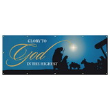 Celebration Banners N7337 Glory to God in the Highest Outdoor Banner