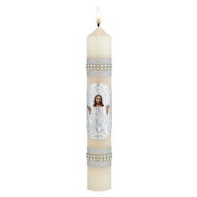 Will & Baumer N7365 Baptism Candle - Light of the World