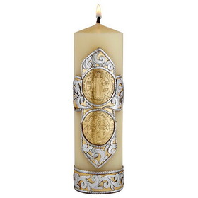 Will & Baumer N7390 Devotional Candle - Saint Benedict (N7390)