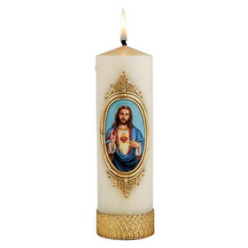 Will & Baumer N7397 Devotional Candle - Sacred Heart (N7397)