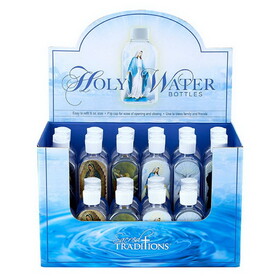 Sacred Traditions N7838 Holy Water Bottle Display - 36 pcs