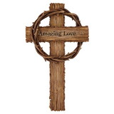 Spiritual Harvest N7845 Amazing Love Wall Cross