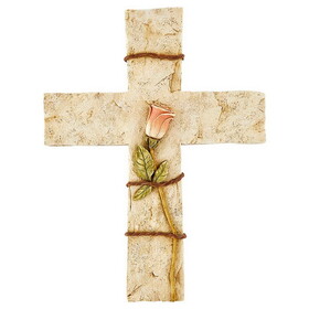 Spiritual Harvest N7849 Rose Cross, Painted