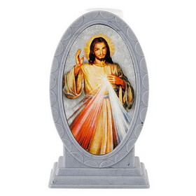 Sacred Traditions N7963 Holy Water Bottle with Holder - Divine Mercy