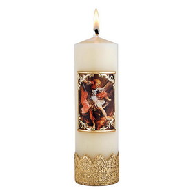 Will & Baumer N7964 Devotional Candle - Saint Michael