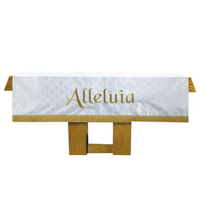 Christian Brands N7979 Maltese Cross Altar Frontal - White