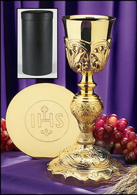 Sudbury NC901 Coronation Chalice With Ihs Paten & Case