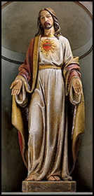 Avalon Gallery ND153 48" Sacred Heart Statue