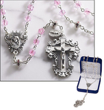 Creed ND304 Pink Diamond-Cut Crystal Rosary