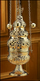 Sudbury NS771 Ornate Censer With 12 Bells