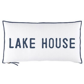 Face to Face P0080 Lumbar Pillow - Lake House