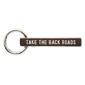 Face to Face P0097 Wood Keychain - Take the Back Roads