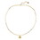 Fleur Jewelry P0100 Link Chain Charm Necklace-Wifey